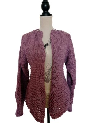 cardigan malva1