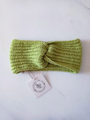 Fascia/turbante per capelli verde
