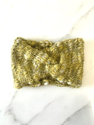 Fascia/turbante per capelli in microfibra oro