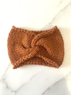 Fascia/turbante per capelli arancione
