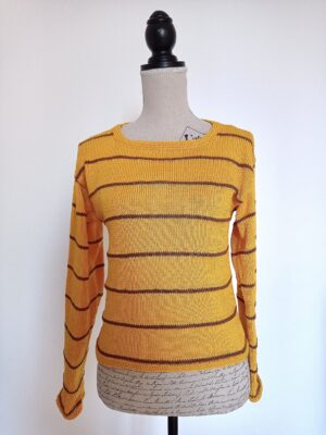 Maglia gialla a girocollo