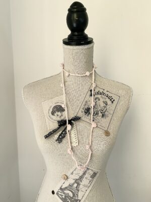 Collana Pois rosa mélange